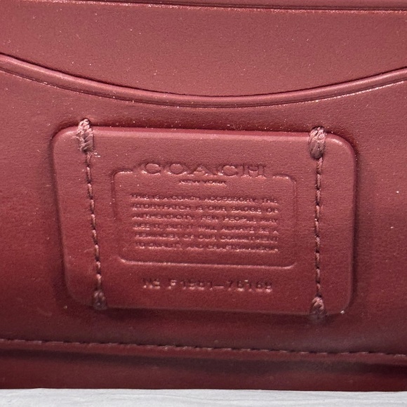 Coach Marlow Turnlock Crossbody Bag with Chain Strap with Patchwork Stripes - Picture 6 of 9